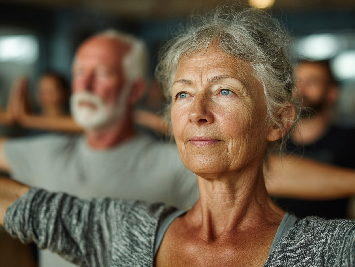 Групова тренировка за възрастни хора